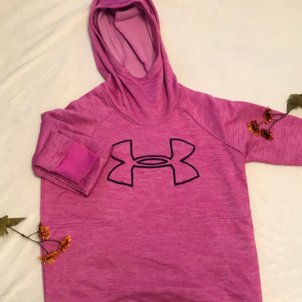 Purple under armor hoodie